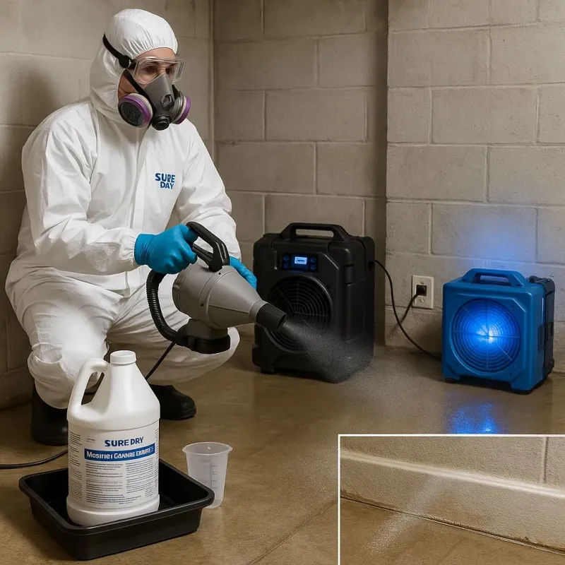 Sanitization and Odor Removal process in Adrian, MI