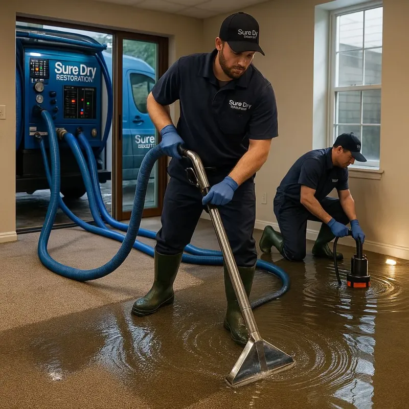 Water Extraction and Removal process in Adrian, MI